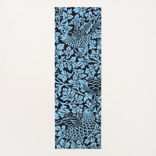 William Morris Floral Pattern Bird Anenome Yogamat (Voorkant)