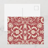 William Morris,  Floral Pattern Briefkaart (Voorkant / Achterkant)