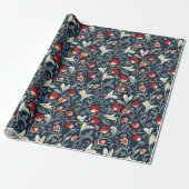 William Morris Floral Pattern Cadeaupapier (Uitgerold)