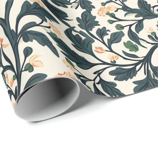 William Morris Floral Pattern Cadeaupapier (Rol Hoek)