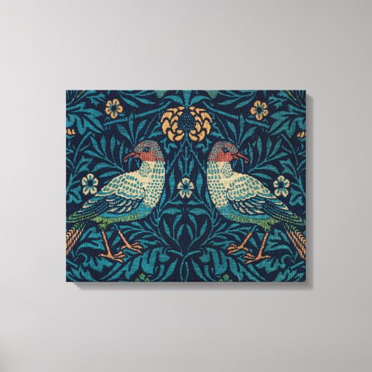 William Morris Floral Pattern Canvas Afdruk (Voorkant)