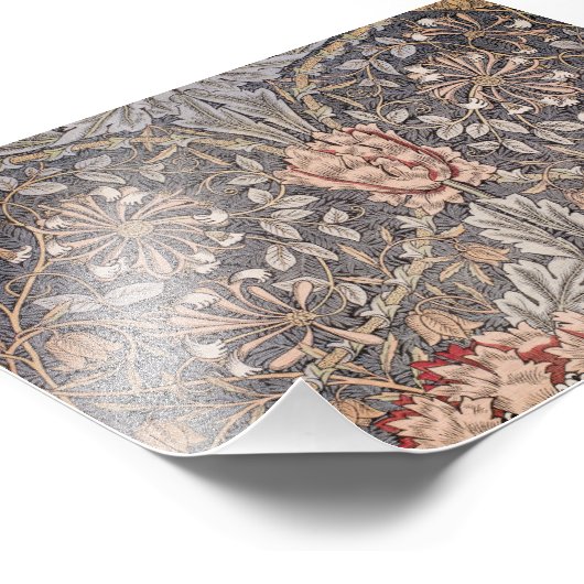 William Morris Floral Pattern  Foto Afdruk (Hoek)