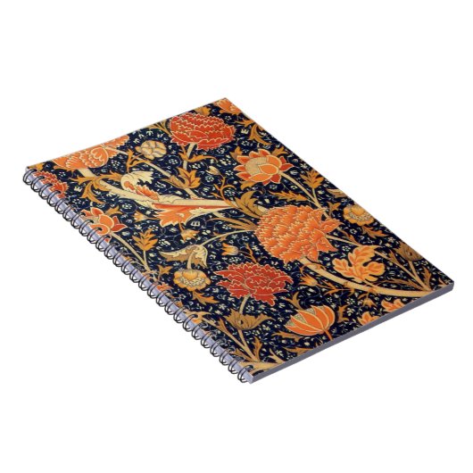 William Morris Floral Pattern Foto Notitieboek (Rechterzijde)