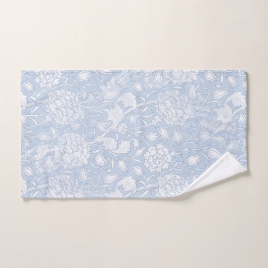 William Morris Floral Pattern in Blue Bad Handdoek (Handdoek)