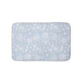 William Morris Floral Pattern in Blue Bath Mat (Voorkant)