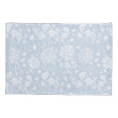 William Morris Floral Pattern in Blue Kussensloop (Achterkant)