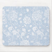 William Morris Floral Pattern in Blue Muismat (Voorkant)