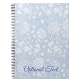 William Morris Floral Pattern in Blue Notitieboek (Voorkant)