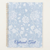 William Morris Floral Pattern in Blue Planner (Voorkant)