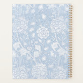 William Morris Floral Pattern in Blue Planner (Achterkant)