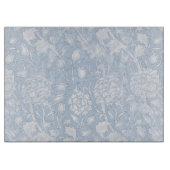 William Morris Floral Pattern in Blue Snijplank (Voorkant)