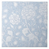 William Morris Floral Pattern in Blue Tegeltje (Voorkant)
