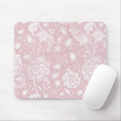 William Morris Floral Pattern in Pink Muismat (Met muis)