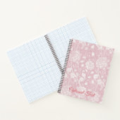 William Morris Floral Pattern in Pink Notitieboek (Binnen)