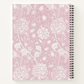 William Morris Floral Pattern in Pink Notitieboek (Achterkant)