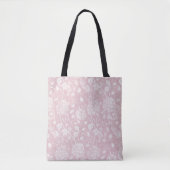 William Morris Floral Pattern in Pink Tote Bag (Voorkant)