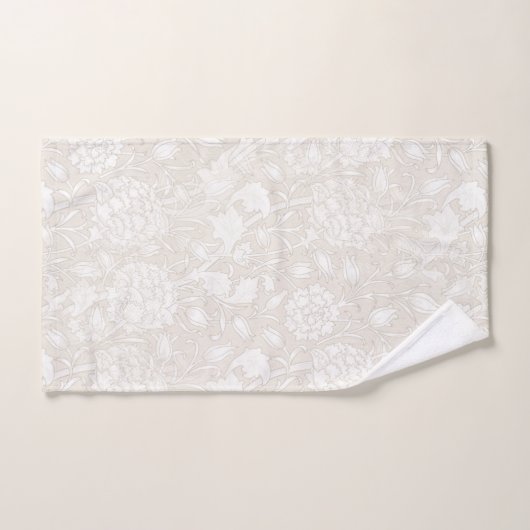 William Morris Floral Pattern in Sepia Bad Handdoek (Handdoek)