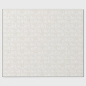 William Morris Floral Pattern in Sepia Cadeaupapier (Vlak)