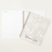 William Morris Floral Pattern in Sepia Planner (Display)