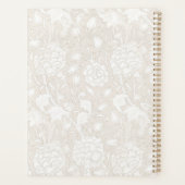 William Morris Floral Pattern in Sepia Planner (Achterkant)