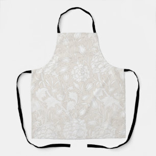 William Morris Floral Pattern in Sepia Schort