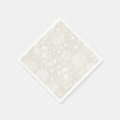 William Morris Floral Pattern in Sepia Servet (Hoek)