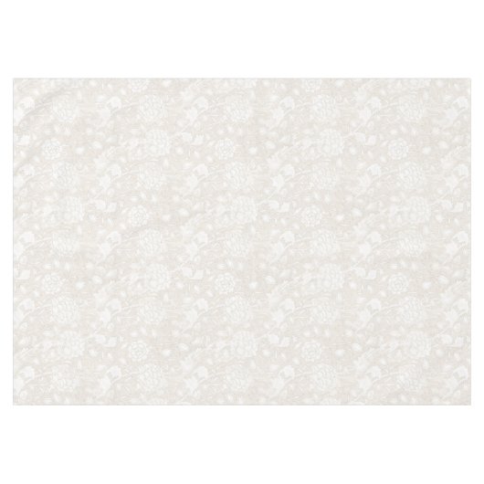 William Morris Floral Pattern in Sepia Tafelkleed (Voorkant (Horizontaal))