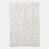 William Morris Floral Pattern in Sepia Theedoek (Verticaal)