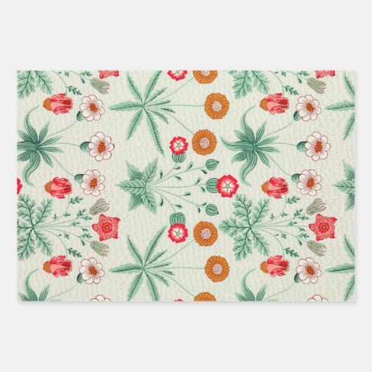William Morris, Floral Pattern Inpakpapier Vel (Voorkant 3)