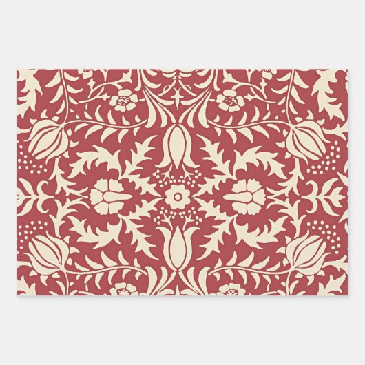 William Morris, Floral Pattern Inpakpapier Vel (Voorkant)