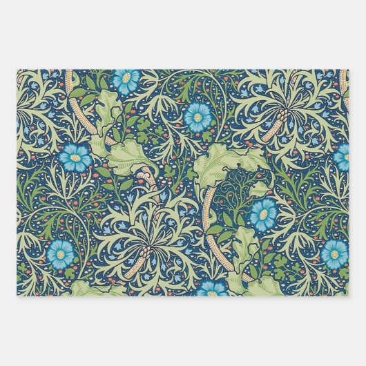 William Morris, Floral Pattern Inpakpapier Vel (Voorkant 3)