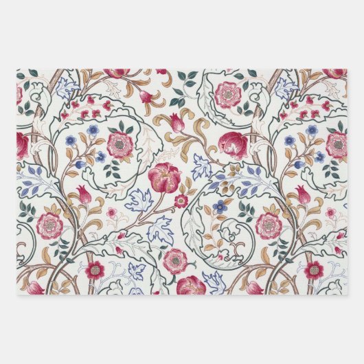 William Morris, Floral Pattern Inpakpapier Vel (Voorkant 2)