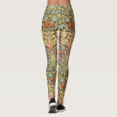 William Morris Floral Pattern Leggings (Achterkant)