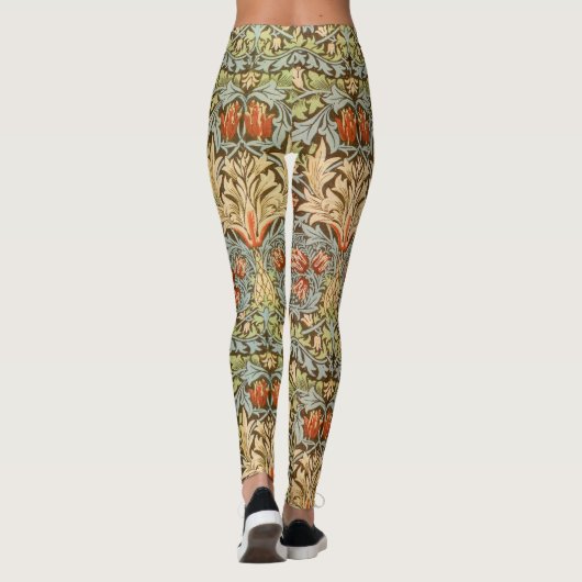 William Morris  Floral Pattern Leggings (Achterkant)