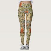 William Morris  Floral Pattern Leggings (Voorkant)