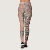 William Morris FLORAL PATTERN Leggings (Achterkant)