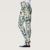 William Morris Floral Pattern Leggings (Links)