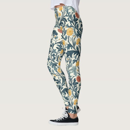 William Morris Floral Pattern Leggings (Links)
