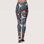 William Morris Floral Pattern Leggings (Achterkant)
