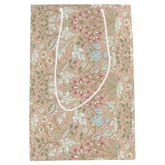  William Morris Floral Pattern Medium Cadeauzakje (Voorkant)