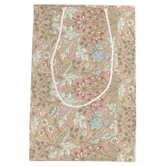  William Morris Floral Pattern Medium Cadeauzakje (Achterkant)