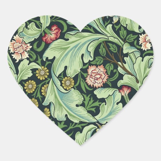 William Morris Floral Pattern Stickers (Voorkant)