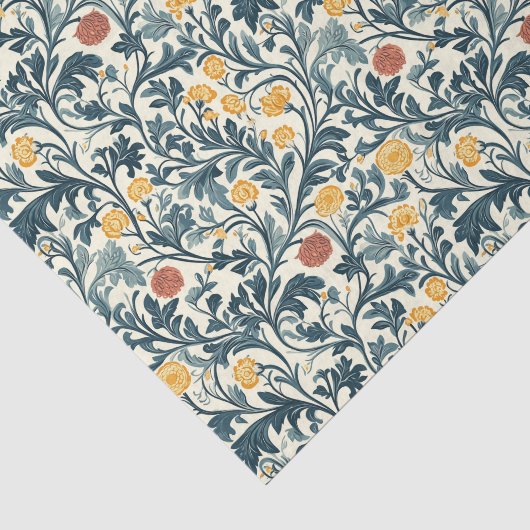 William Morris Floral Pattern Tissuepapier (Detail)