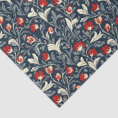 William Morris Floral Pattern Tissuepapier (Detail)