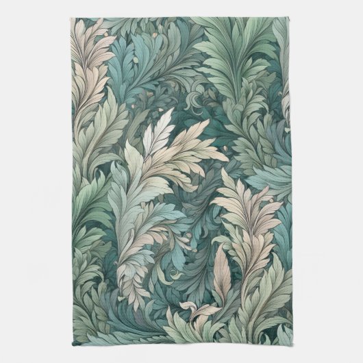 William Morris Floral Patterned Theedoek (Verticaal)