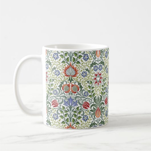 William Morris Floral Persian  Pattern Koffiemok (Links)