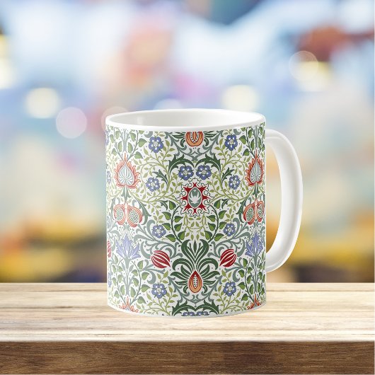 William Morris Floral Persian  Pattern Koffiemok
