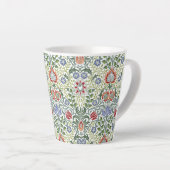 William Morris Floral Persian  Pattern Latte Mok (Rechterhoek)