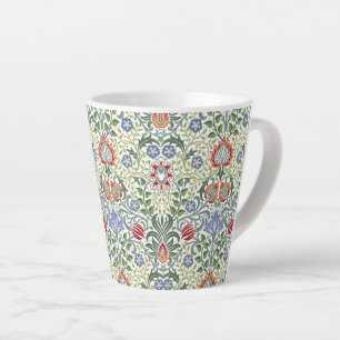 William Morris Floral Persian  Pattern Latte Mok