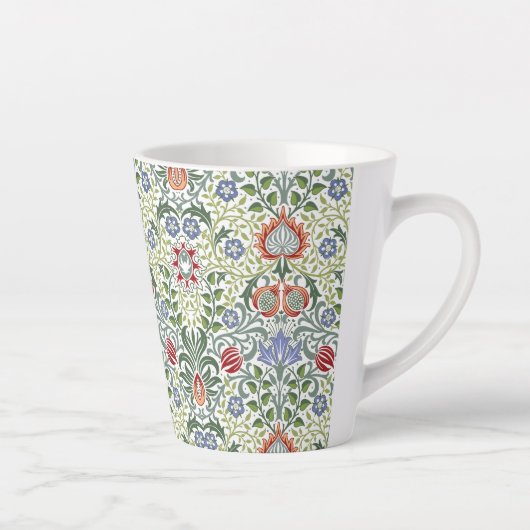 William Morris Floral Persian  Pattern Latte Mok (Rechts)